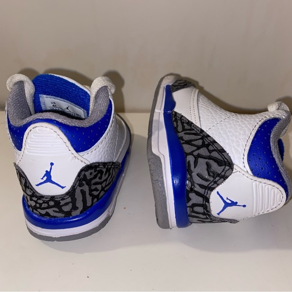Jordan 3 TD Racer Blue (4C) Baby - Picture 4 of 8